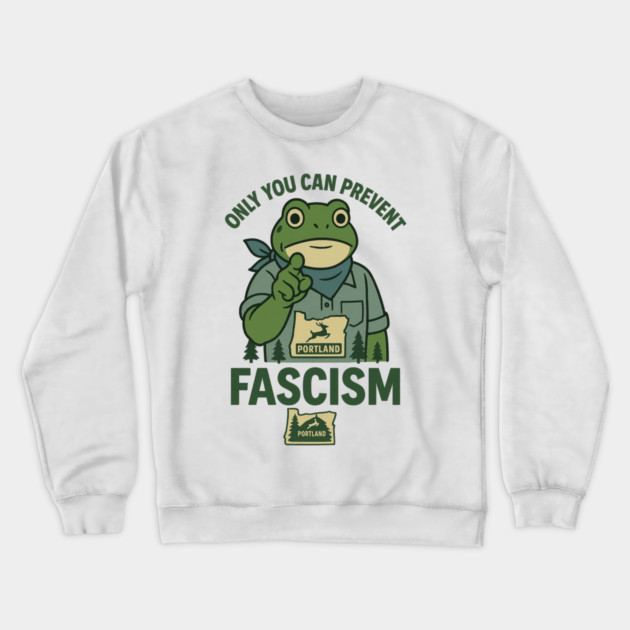 Portland-Frog Crewneck Sweatshirt by ArtistTee ⭐⭐⭐⭐⭐