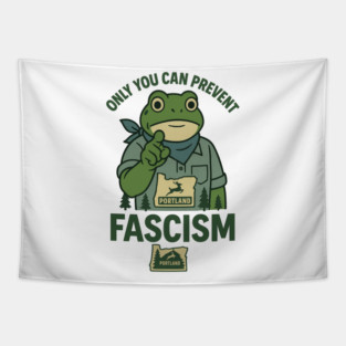 Portland-Frog Tapestry