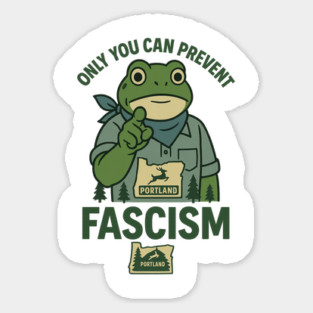 Portland-Frog Sticker