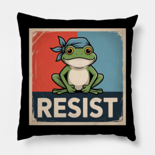 Portland-Frog Pillow