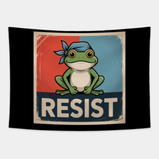 Portland-Frog Tapestry