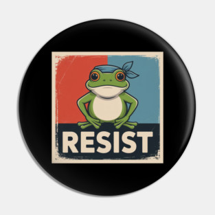 Portland-Frog Pin