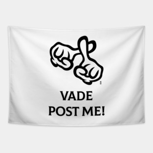 Vade Post Me! (Cross / Bible / Religion / 1C) Tapestry
