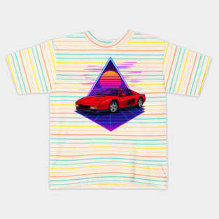 Ferrari Testarossa Kids T-Shirt