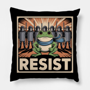 Portland-Frog Pillow