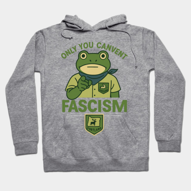 Portland-Frog-Protest Hoodie by ArtistTee ⭐⭐⭐⭐⭐
