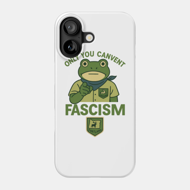 Portland-Frog-Protest Phone Case by ArtistTee ⭐⭐⭐⭐⭐
