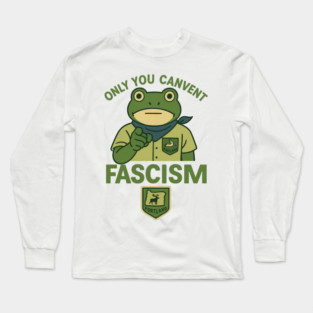Portland-Frog-Protest Long Sleeve T-Shirt