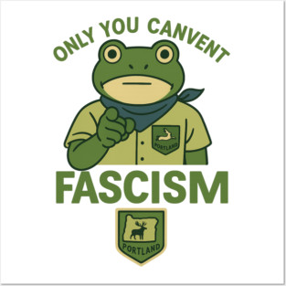 Portland-Frog-Protest Posters and Art
