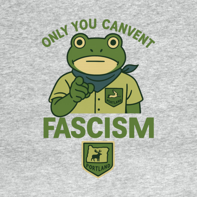 Portland-Frog-Protest by ArtistTee ⭐⭐⭐⭐⭐
