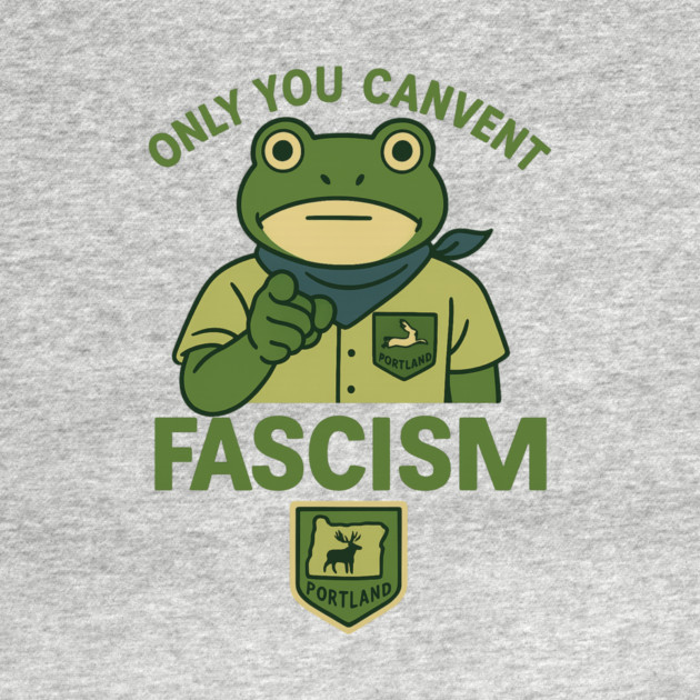 Portland-Frog-Protest by ArtistTee ⭐⭐⭐⭐⭐