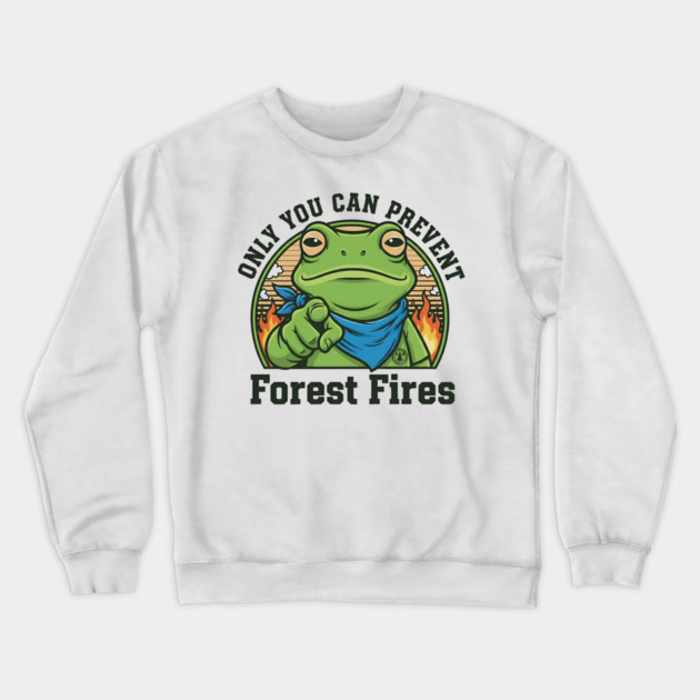 Only You Can Prevent Fascism – Political Frog Portland Crewneck Sweatshirt by ArtistTee ⭐⭐⭐⭐⭐