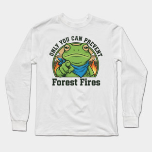 Only You Can Prevent Fascism – Political Frog Portland Long Sleeve T-Shirt