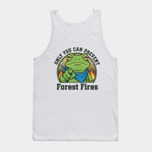 Only You Can Prevent Fascism – Political Frog Portland Tank Top