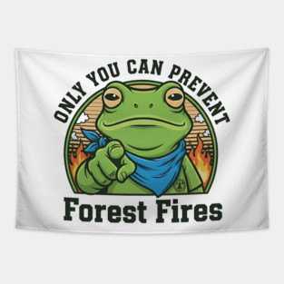 Only You Can Prevent Fascism – Political Frog Portland Tapestry