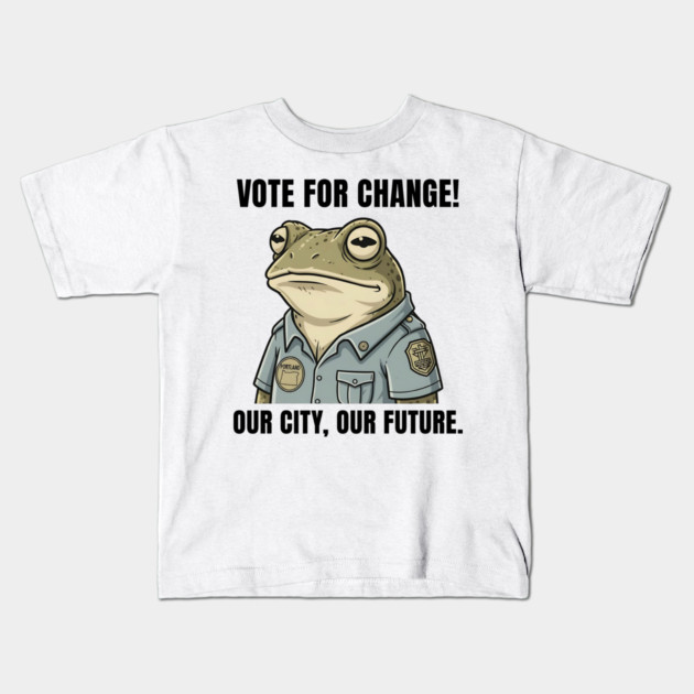 Portland-Frog Kids T-Shirt by ArtistTee ⭐⭐⭐⭐⭐