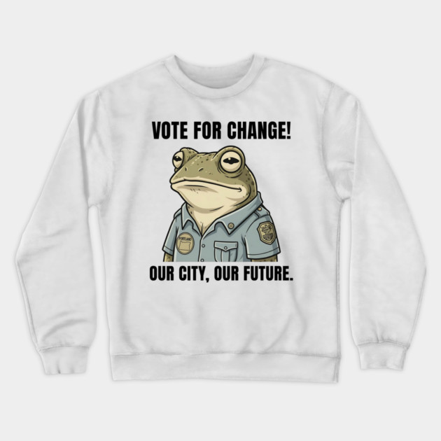 Portland-Frog Crewneck Sweatshirt by ArtistTee ⭐⭐⭐⭐⭐