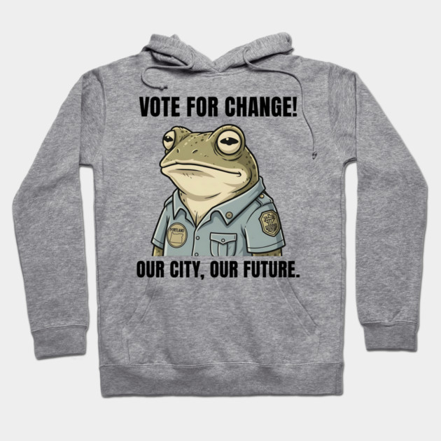 Portland-Frog Hoodie by ArtistTee ⭐⭐⭐⭐⭐