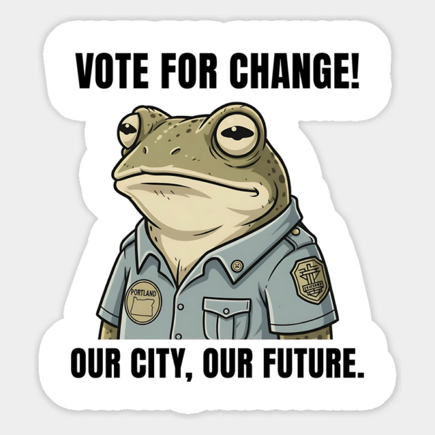 Portland-Frog Magnet by ArtistTee ⭐⭐⭐⭐⭐