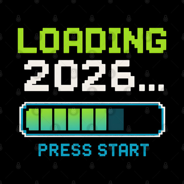 Loading 2026 Press Start Pixel Gaming Graphic by MakerMind8.2
