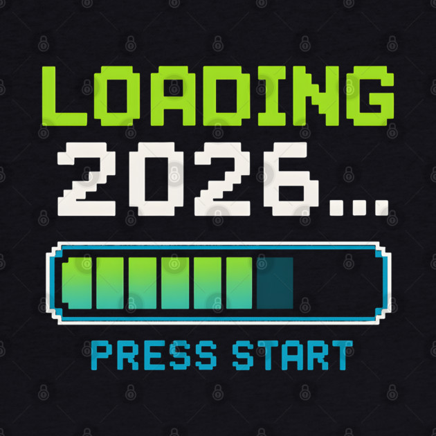 Loading 2026 Press Start Pixel Gaming Graphic by MakerMind8.2