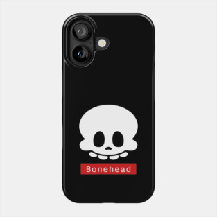 Bonehead – Funny Goofy Halloween Skeleton Skull Phone Case