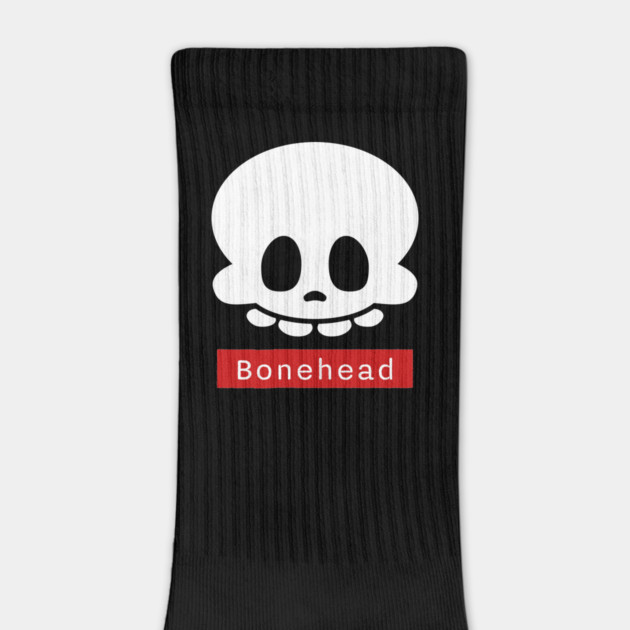 Bonehead – Funny Goofy Halloween Skeleton Skull by Butter Creative