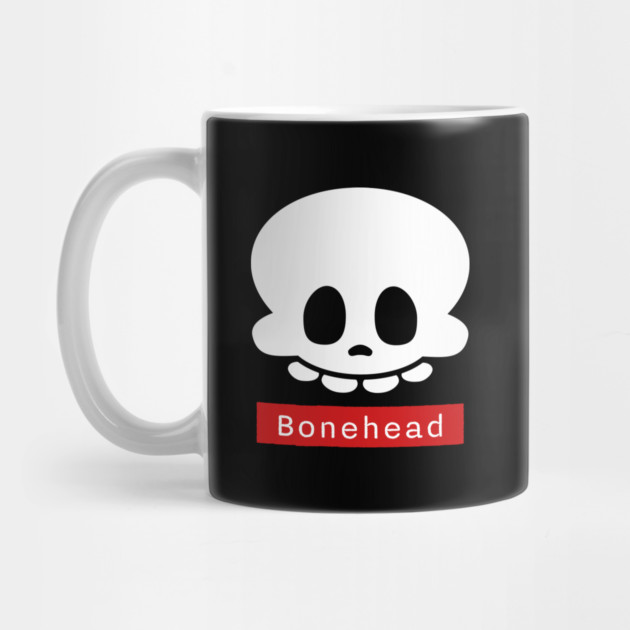 Bonehead – Funny Goofy Halloween Skeleton Skull by Butter Creative