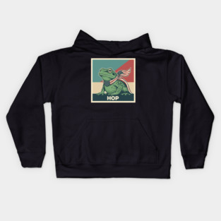 Portland Frog Hop Kids Hoodie