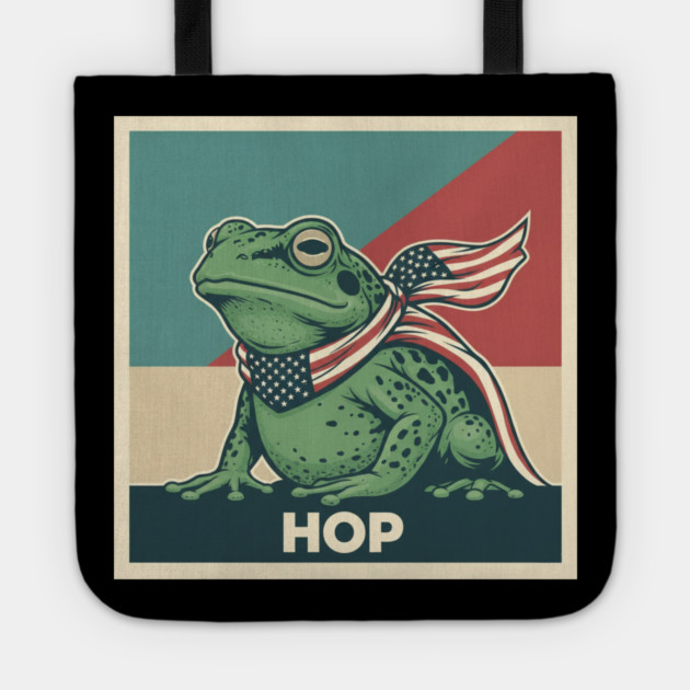 Portland Frog Hop Tote by ArtistTee ⭐⭐⭐⭐⭐