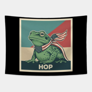 Portland Frog Hop Tapestry