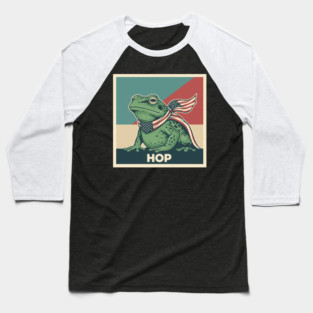 Portland Frog Hop Baseball T-Shirt