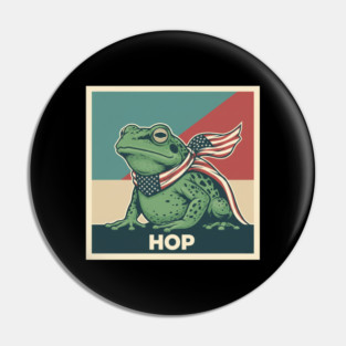 Portland Frog Hop Pin
