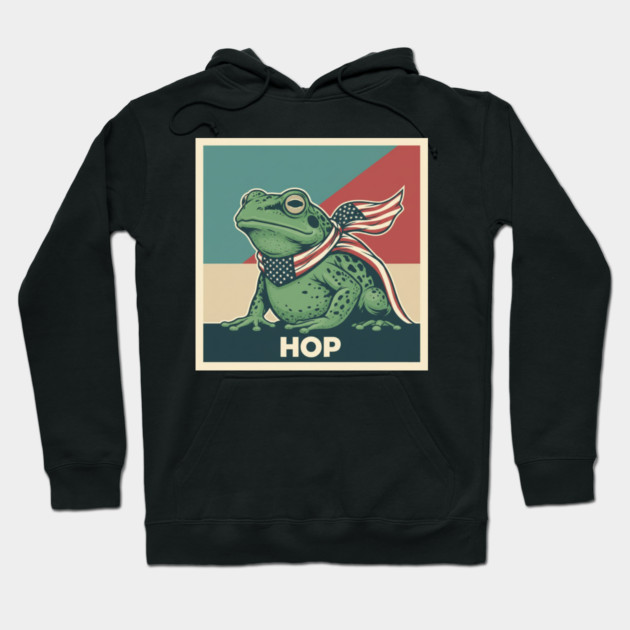 Portland Frog Hop Hoodie by ArtistTee ⭐⭐⭐⭐⭐