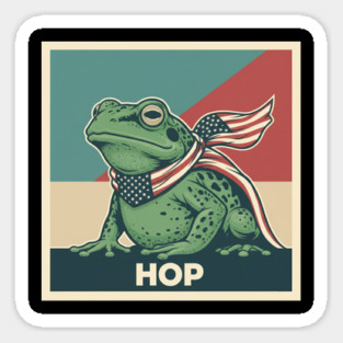 Portland Frog Hop Sticker
