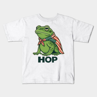 Portland-Frog-Hop Kids T-Shirt