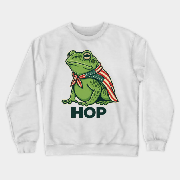 Portland-Frog-Hop Crewneck Sweatshirt by ArtistTee ⭐⭐⭐⭐⭐