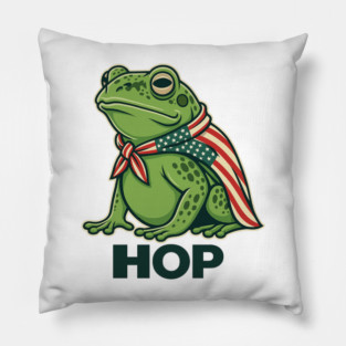 Portland-Frog-Hop Pillow
