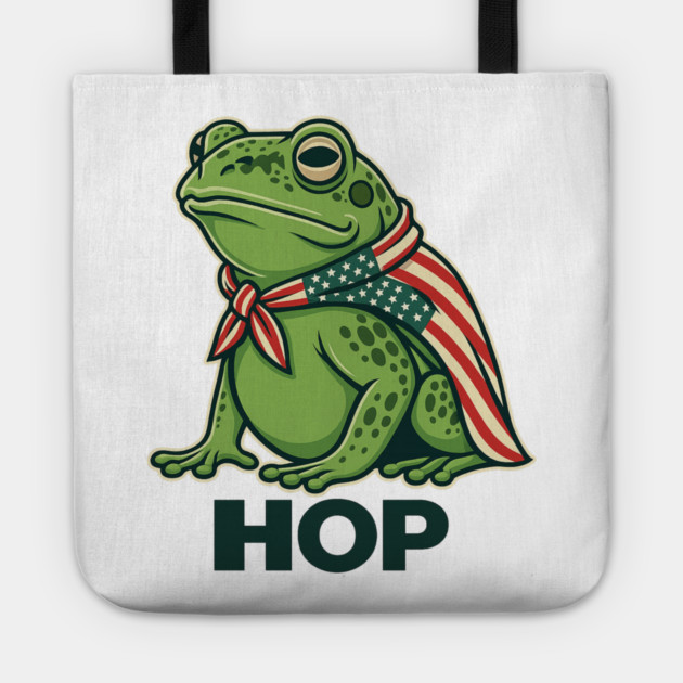 Portland-Frog-Hop Tote by ArtistTee ⭐⭐⭐⭐⭐