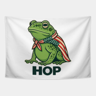Portland-Frog-Hop Tapestry