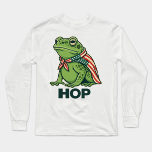 Portland-Frog-Hop Long Sleeve T-Shirt