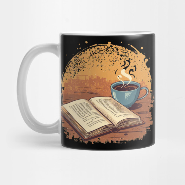 Bibliophile’s Morning Ritual books and coffee by SR8891