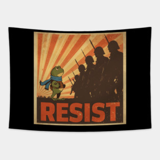 Portland-Frog Tapestry