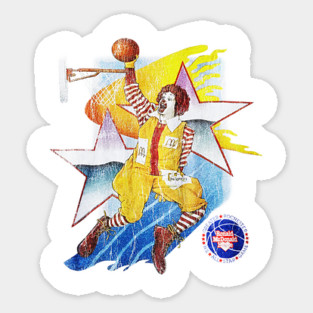 Ronald McDonald All-Star Basketball Game - Retro 90s Sticker