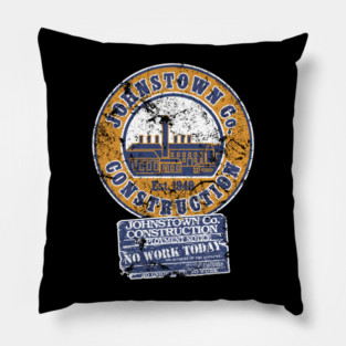 BRUCE SPRINGSTEEN inspired JOHNSTOWN COMPANY CONSTRUCTION The River Pillow