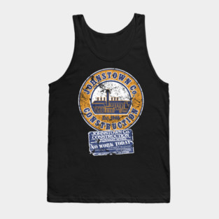 BRUCE SPRINGSTEEN inspired JOHNSTOWN COMPANY CONSTRUCTION The River Tank Top