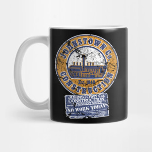 BRUCE SPRINGSTEEN inspired JOHNSTOWN COMPANY CONSTRUCTION The River Mug