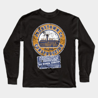 BRUCE SPRINGSTEEN inspired JOHNSTOWN COMPANY CONSTRUCTION The River Long Sleeve T-Shirt