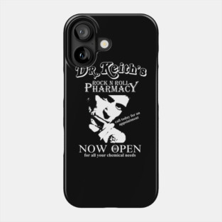 Keith Richards inspired Dr Keith's Rock N' Roll Pharmacy Phone Case