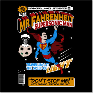 QUEEN inspired DONT STOP ME NOW Mr Fahrenheit Posters and Art